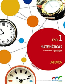 Anaya Matemáticas 1 ESO Solucionario, Examen, Libro Completo y Material Fotocopiable