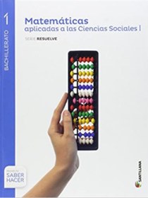 Santillana Matemáticas Aplicadas a las Ciencias Sociales 1 Bachillerato Descargar Libro Completo, Examen, Material Fotocopiable y Solucionario