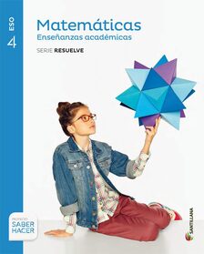 Santillana Matemáticas Académicas 4 ESO Libro Completo, Examen, Solucionario y Material Fotocopiable